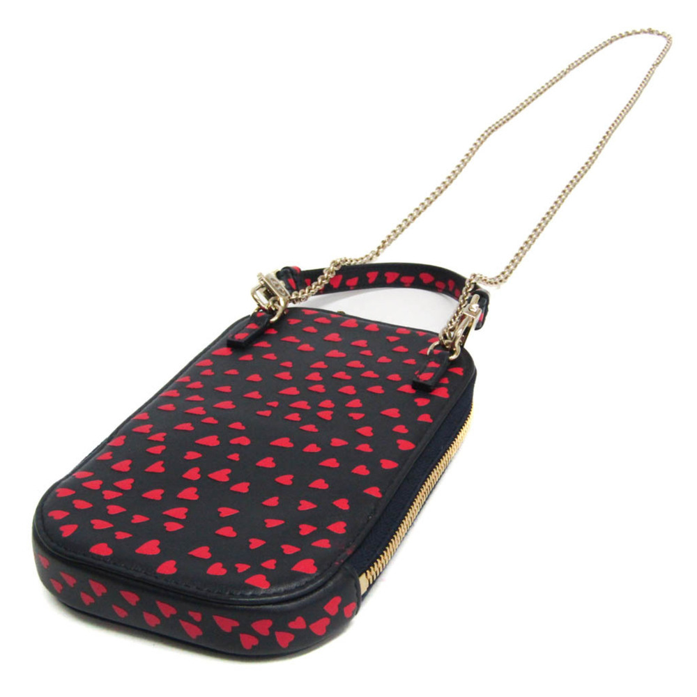CHRISTIAN DIOR Red Leather Shoulder Bag - Picture 3 of 11